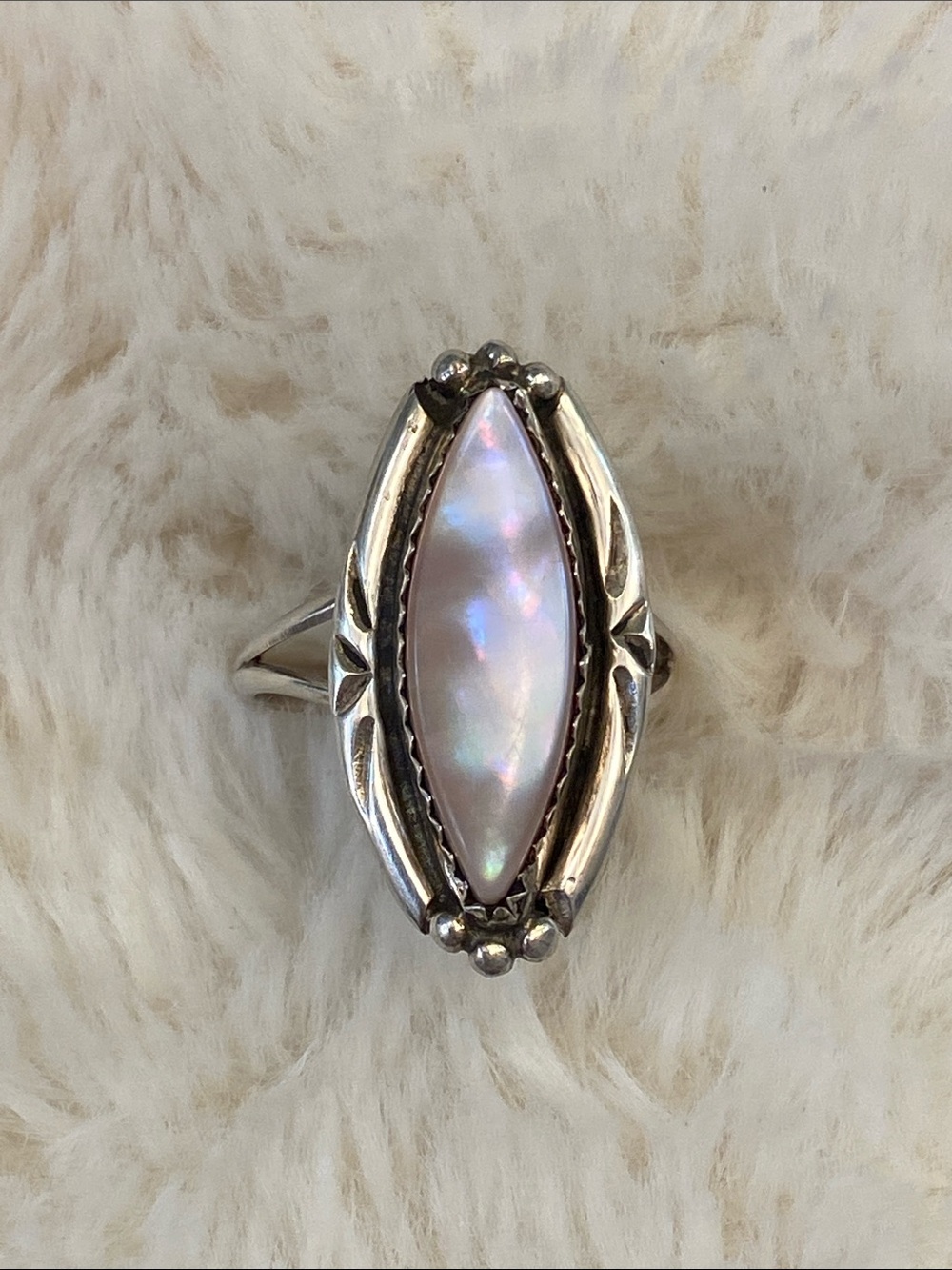 Pink Shell Ring
